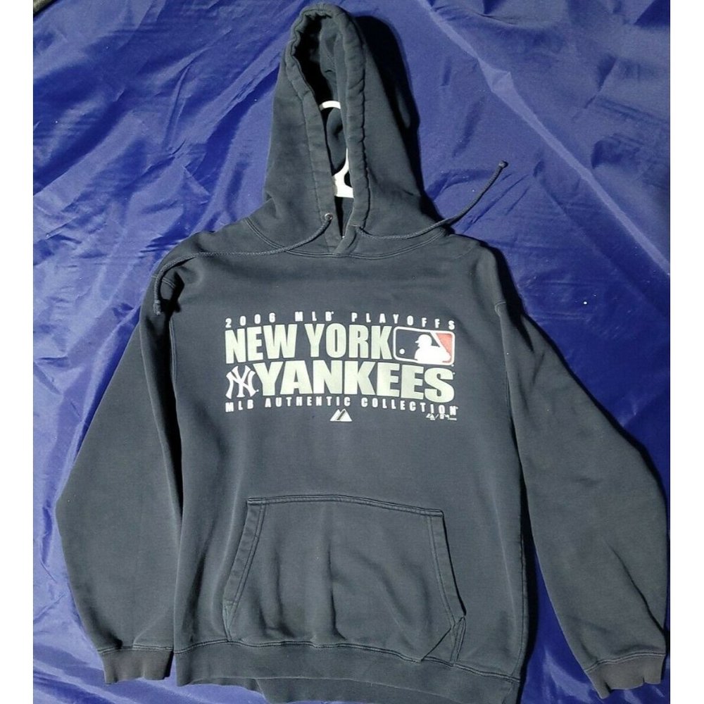2006 Mlb Playoffs NY Yankees Authenic Majestic SM
